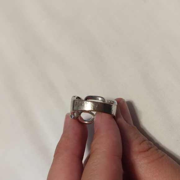 Lia Sophia Bubble Structure Ring - Sz 8 - Picture 11 of 13